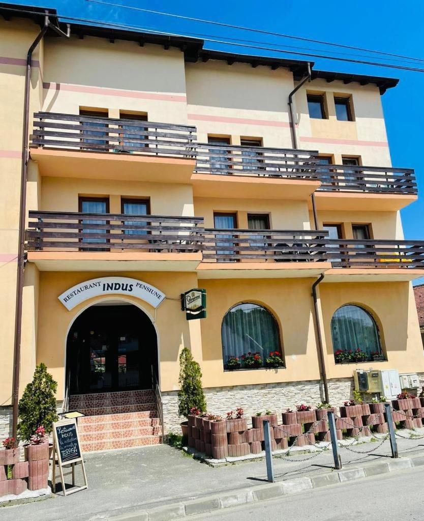 Pensiune Restaurant Indus Ocna Sibiului Esterno foto